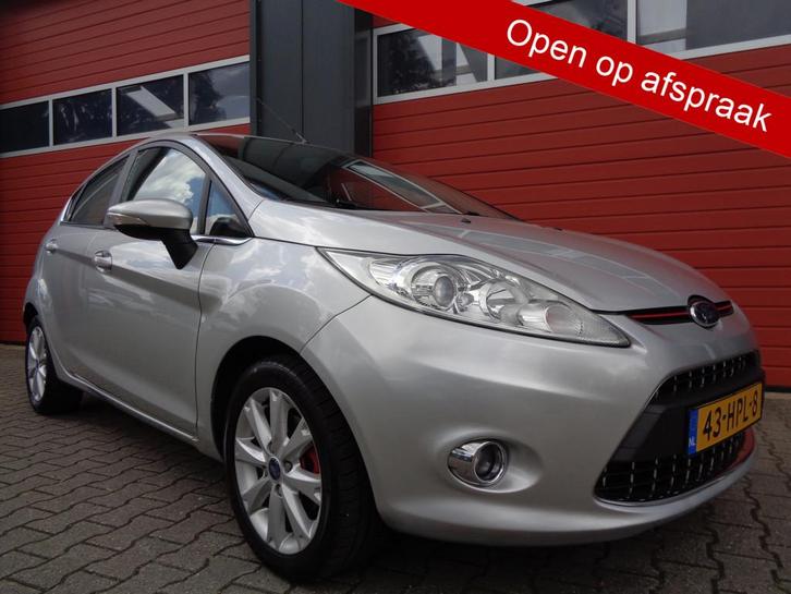Ford Fiesta 1.4 Ghia Automaat Clima Cruise LMV 5DRS NL-Auto, Auto's, Ford, Bedrijf, Te koop, Fiësta, Airbags, Airconditioning