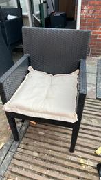 6x Gevlochten (wicker) stoelen (totaalprijs), Tuin en Terras, Tuinstoelen, Ophalen, Gebruikt, Wicker