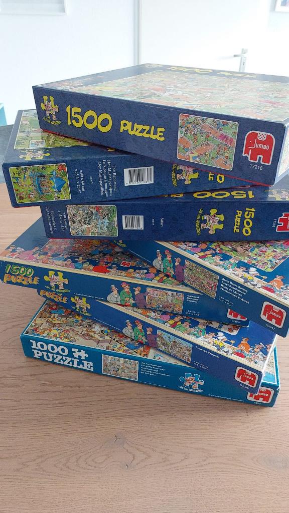 Jan van Haasteren 1500, Ophalen of Verzenden, 500 t/m 1500 stukjes, Gebruikt, Legpuzzel