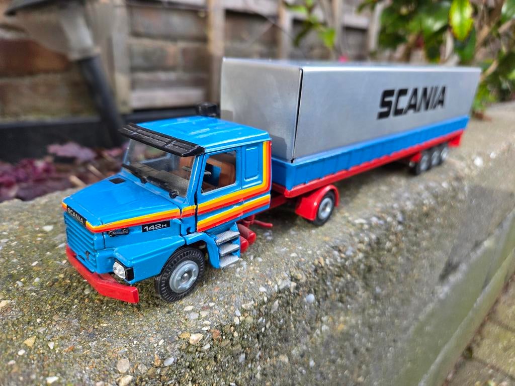Tekno Scania torpedo 142 Demo, Ophalen of Verzenden, Zo goed als nieuw, Bus of Vrachtwagen, Tekno
