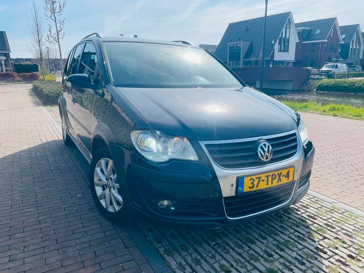 Volkswagen Touran 1.4 TSI 103KW Cross DSG 2007 Zwart, Auto's, Volkswagen, Particulier, Touran, Benzine, D, MPV, Automaat, Geïmporteerd