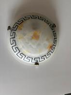 Te koop ronde plafondlamp, griekse stijl, Ophalen, Zo goed als nieuw