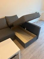 IKEA Friheten slaapbank - grijs met opbergruimte, Huis en Inrichting, Ophalen, Tweepersoons, Zo goed als nieuw, 200 tot 250 cm