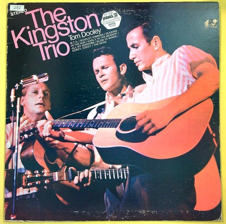 KINGSTON TRIO - Tom Dooley USA 1971 compilation LP, Cd's en Dvd's, Vinyl | Pop, Zo goed als nieuw, 1960 tot 1980, 12 inch, Ophalen of Verzenden
