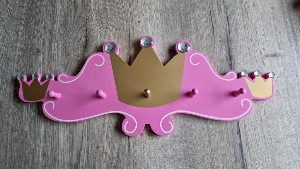 Prinsessen kapstok voor kinderkamer, Gebruikt, Ophalen of Verzenden, Minder dan 100 cm, Kinderkapstok