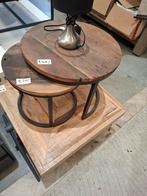 Set van 2mango bijzettafel tafeltjes  samen 65 euro, Ophalen, Rond, Minder dan 55 cm, Minder dan 45 cm
