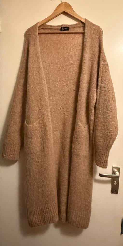 GC luxe kid mohair vest mix wol 1 mt tm xxl, Verzenden, Zo goed als nieuw, Maat 42/44 (L), Bruin