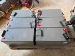6x Victron AGM accu 12v 220ah batterij 2019+, Caravans en Kamperen, Ophalen, Gebruikt