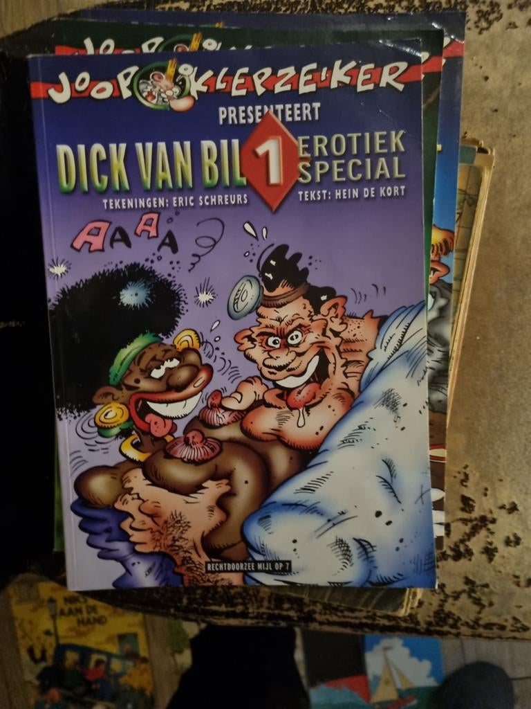 Joop Klepzeiker presenteert: Dick van Bil 1 Erotiek Special, Boeken, Stripboeken, Eén stripboek, Ophalen of Verzenden, Gelezen
