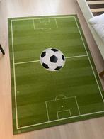 Voetbal vloerkleed jongenskamer 120x70 cm antislip, Gebruikt, 100 tot 150 cm, Rechthoekig, Groen