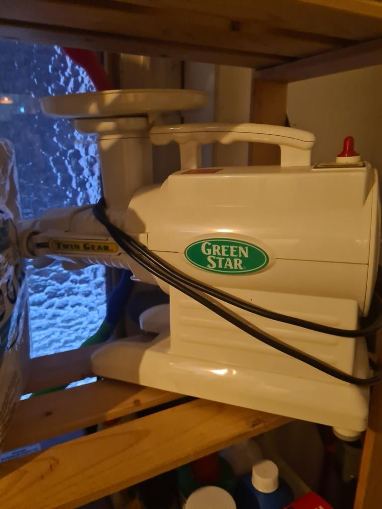 Greenstar Slowjuicer - Krachtige en Efficiënte Sapmaker, Witgoed en Apparatuur, Juicers, Ophalen of Verzenden