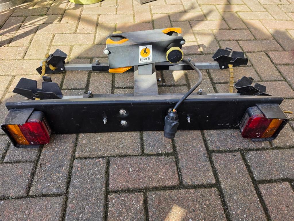 Hawk fietsendrager voor trekhaak, Ophalen