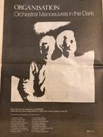 Paginagrote A3 advertentie OMD Organisation tour, Ophalen of Verzenden