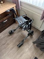 Rollator + wandelstok, Diversen, Rollators, Ophalen, Opvouwbaar, Gebruikt