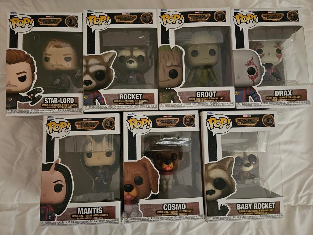 GARDIANS OF THE GALAXY FUNKO POP, Verzamelen, Ophalen of Verzenden, Nieuw