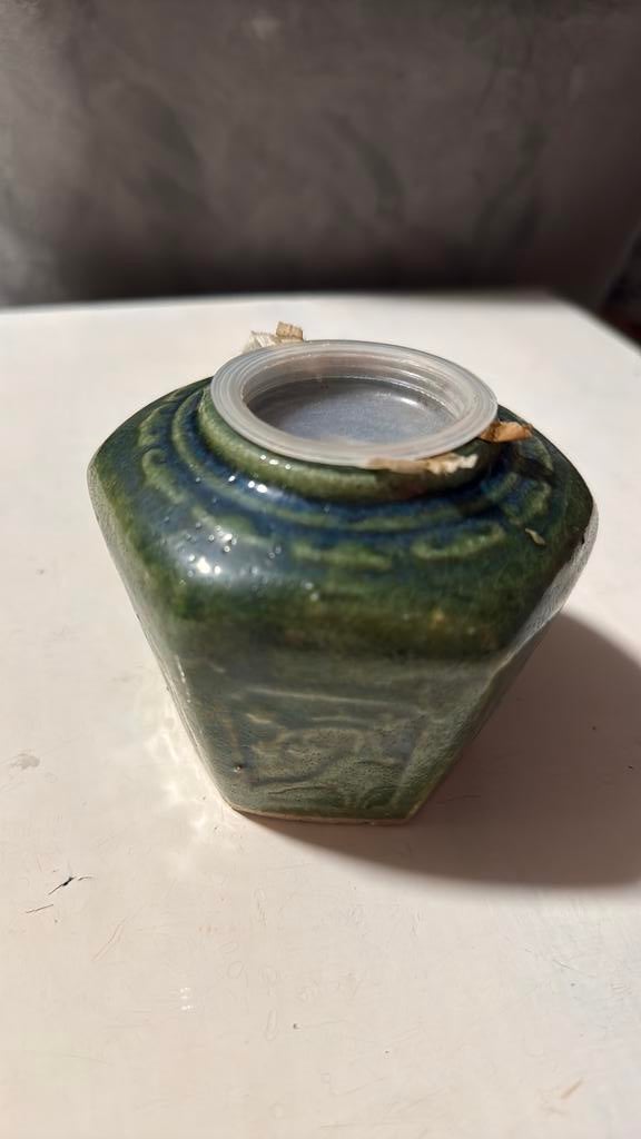 Vintage gemberpot, Ophalen