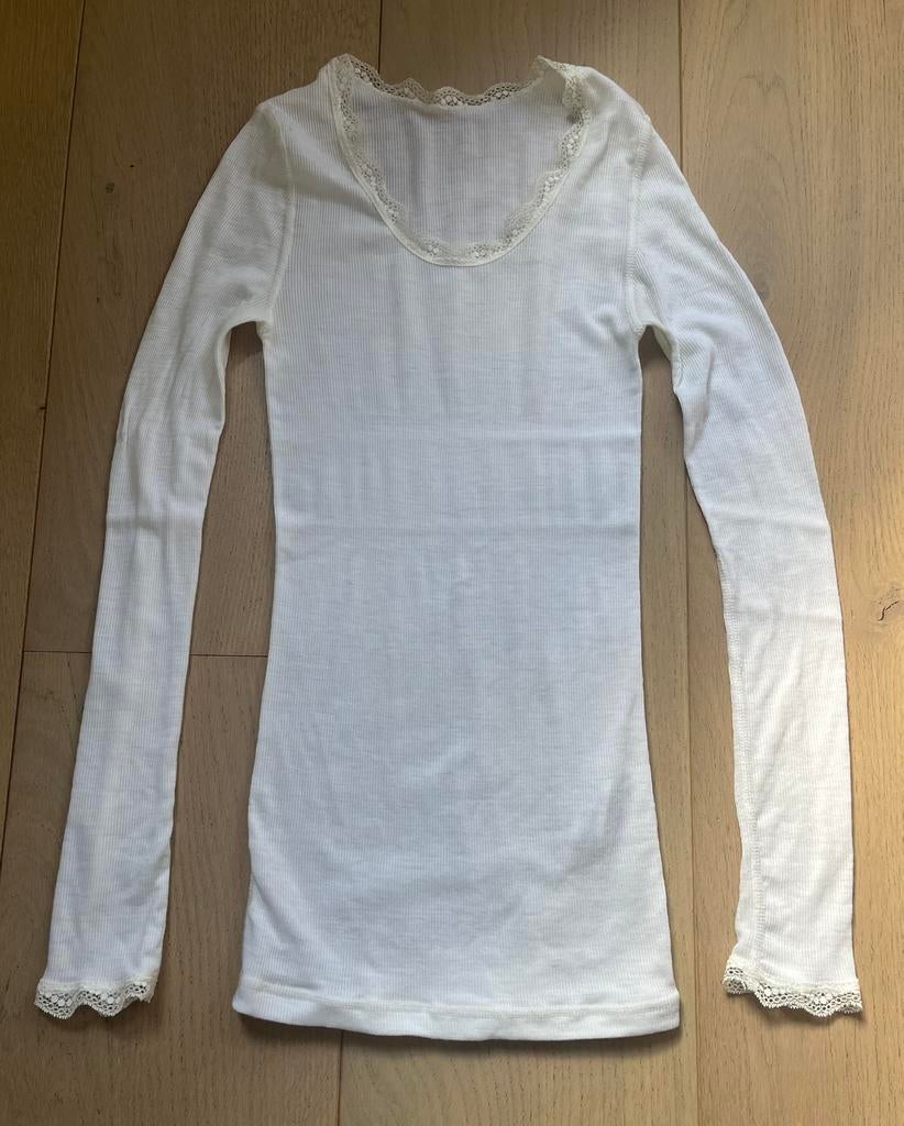 Joha merinowollen hemd maat S, Kleding | Dames, Wit, Ophalen of Verzenden, Zo goed als nieuw, Lange mouw