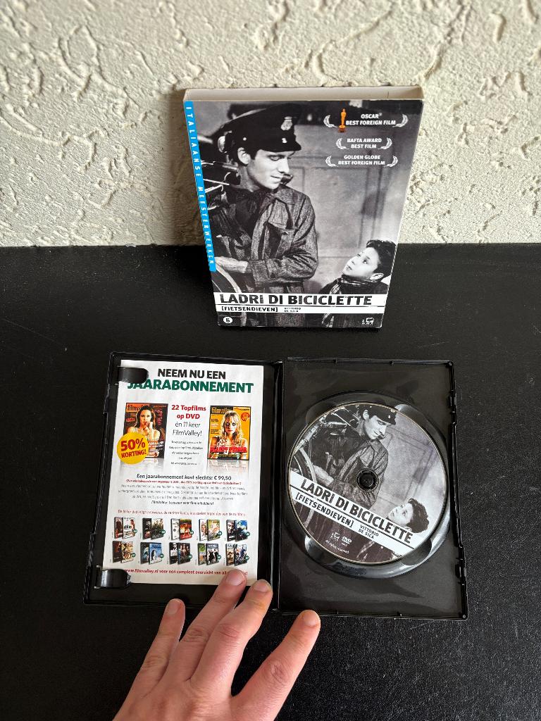 lardi di Biciclette - DVD - Nederlands Ondertiteld, Alle leeftijden, Ophalen of Verzenden, Gebruikt, Italië