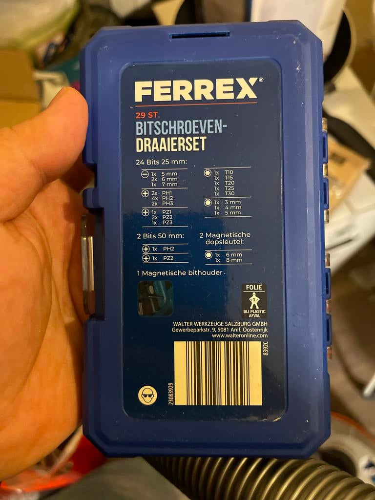 Nieuwe Ferrex 29-delige Bitschroevendraaierset, Ophalen, Nieuw, Overige typen