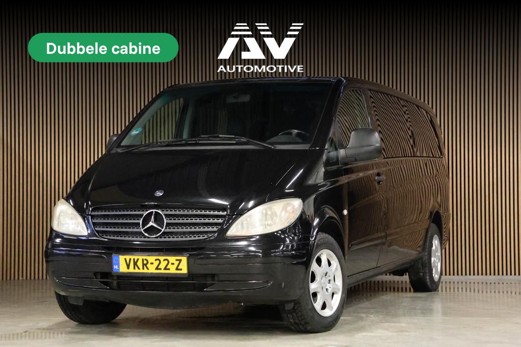 Mercedes-Benz Vito 120 CDI V6 DC luxe | Dubbel Cabine | Marg, Auto's, Bestelauto's, Automaat, Gebruikt, Zwart, Mercedes-Benz