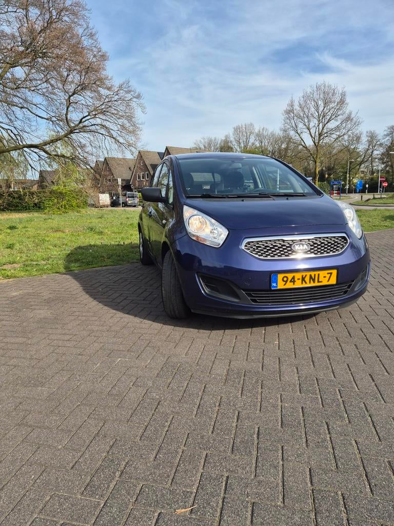 Kia Venga 1.4 Cvvt 90pk 2010 Blauw, Auto's, Kia, Voorwielaandrijving, Zwart, 1396 cc, Origineel Nederlands