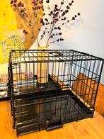 Kleine tralie bench metaal voor honden - puppies, Dieren en Toebehoren, Hondenbenches, Ophalen, Zo goed als nieuw
