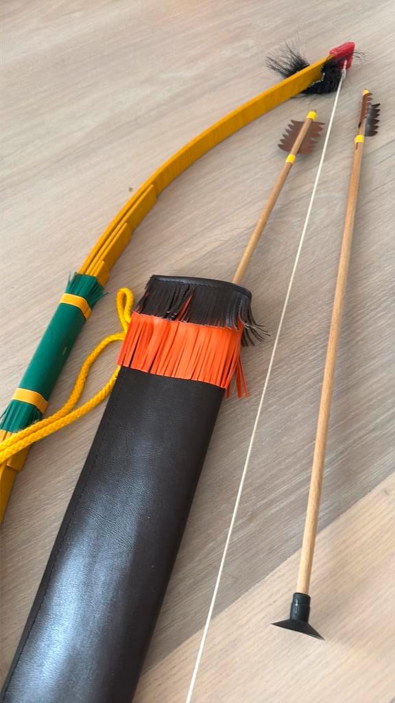 Pijl en boog, Kinderen en Baby's, Speelgoed | Houten speelgoed, Zo goed als nieuw, Ophalen of Verzenden