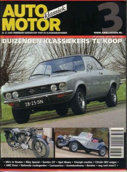 AMK 3 2007 : Opel Manta A - Triumph Dolomite - AMC Pacer, Ophalen of Verzenden, Gelezen, Algemeen