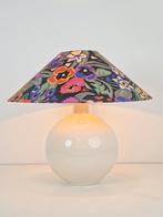 Vintage wit keramiek bollamp tafellamp bol ‘70 sphere lamp, N, N, Overige materialen, Vintage