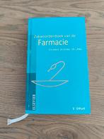 J. Dessing-de Lang - Zakwoordenboek van de Farmacie., Ophalen of Verzenden, Alpha, Zo goed als nieuw