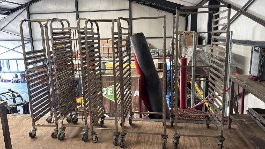 serveerwagens diverse maten, Ophalen, Gebruikt