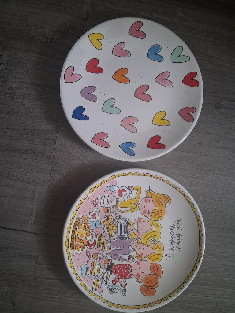 2 borden Blond Amsterdam, Ophalen, Zo goed als nieuw, Bord