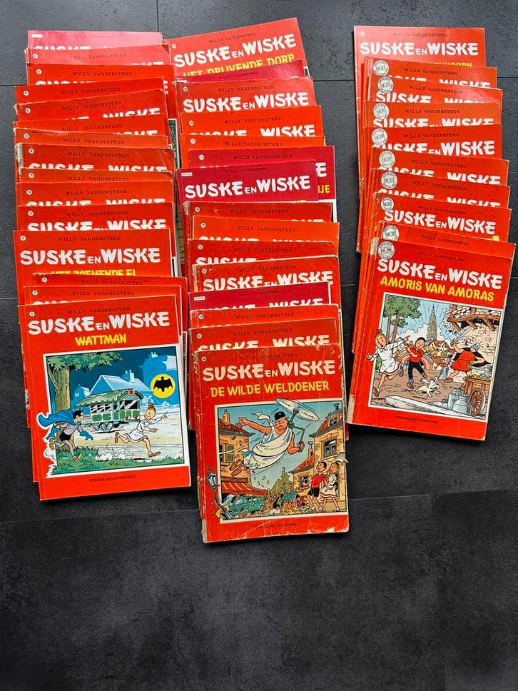 Suske en Wiske, Boeken, Stripboeken, Gelezen, Meerdere stripboeken, Ophalen of Verzenden