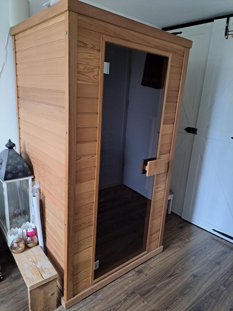 Health Vision Red Cedar Infrarood Sauna, Ophalen, Zo goed als nieuw, Infrarood, Complete sauna