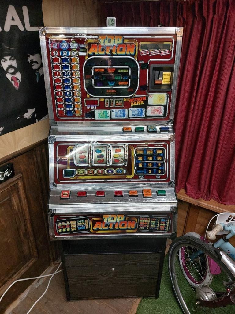 Top action gokkast, Verzamelen, Automaten | Gokkasten en Fruitautomaten, Euro, Ophalen, Gebruikt