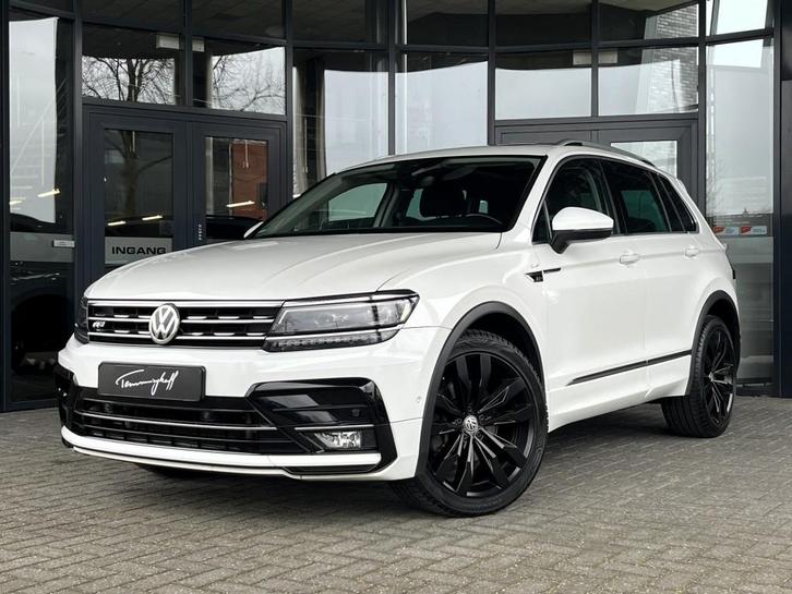 Volkswagen TIGUAN 2.0 TDI 4M. 240PK R-LINE DSG - LEDER - PAN, Auto's, Volkswagen, Bedrijf, Tiguan, 4x4, ABS, Airbags, Bluetooth