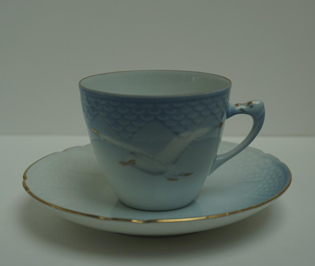 Bing + Grondahl Seagull Espresso Zeemeeuw, Ophalen of Verzenden, Zo goed als nieuw, Porselein, Kop en/of schotel