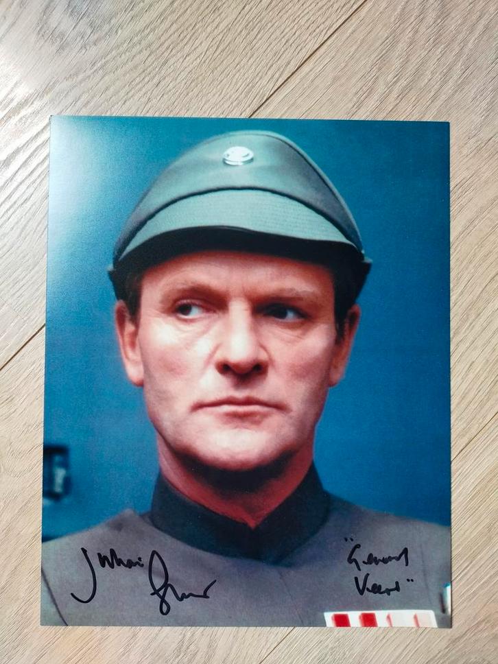 Star Wars Julian Glover (General Veers) gesigneerde print, Verzamelen, Film en Tv, Nieuw, Film, Foto of Kaart, Ophalen of Verzenden