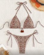 Boho Boheemse bikini met schelpjes maat s, On-line, Wit, Nieuw, On-line