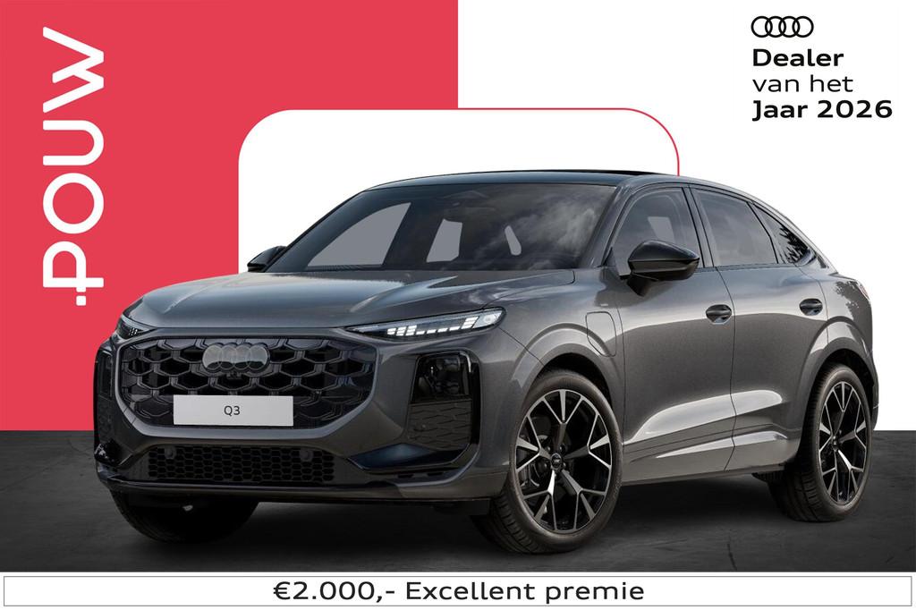 Audi Q3 Sportback 1.5 e-hybrid 272pk S edition Audi exclusiv, Auto's, Audi, 12 maanden, 1800 kg, 1498 cc, 4 cilinders