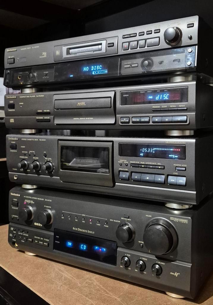Technics Stereoset Stereotoren ClassH+, Audio, Tv en Foto, Stereo-sets, Zo goed als nieuw, Cassettedeck, Cd-speler, Tuner of Radio