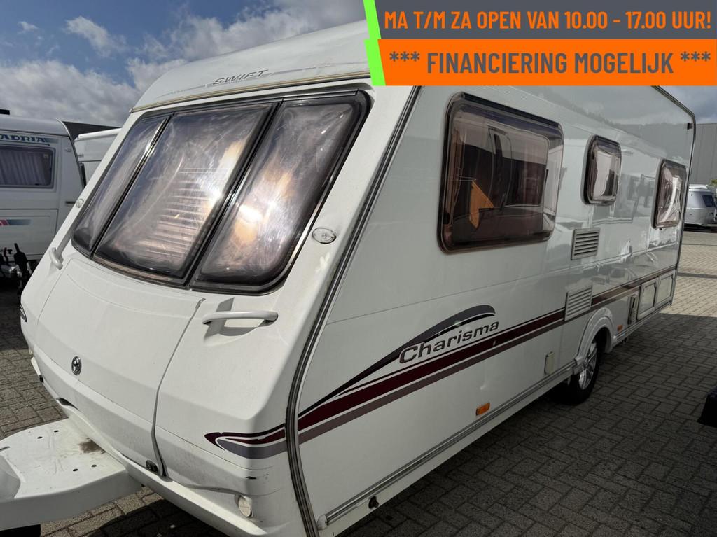 Swift 550 CHARISMA, FRANSBED, MOVER, FIETSENDRAGER, Caravans en Kamperen, Caravans, Rondzit, 7 tot 8 meter, Bedrijf, Swift