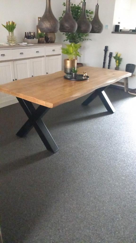 Eetkamertafel 100x220x76, Ophalen of Verzenden, Zo goed als nieuw, Rechthoekig, 50 tot 100 cm