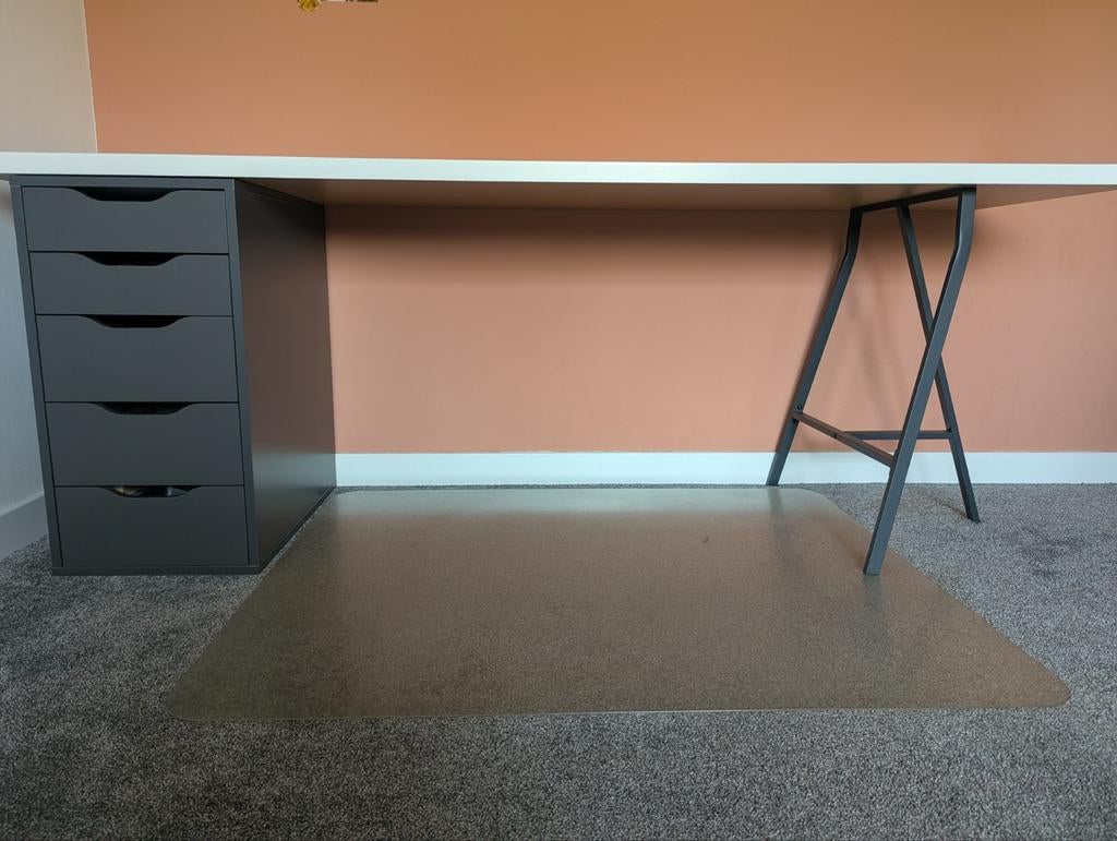 Bureau alex ikea, Huis en Inrichting, Bureaus, Ophalen, Spaanplaat of MDF, IKEA, Grijs