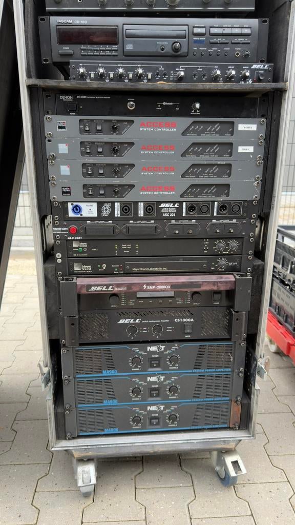 Flightcase rack met controllers, Ophalen, Gebruikt, Cd-speler, Overige merken