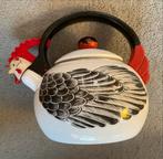 Vintage fluitketel met haan design - Emaille, Ophalen of Verzenden, Gebruikt