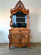 Unieke Antieke vitrinekast Bonheur, Ophalen of Verzenden