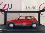 Solido 1:18 Renault 5 GT Turbo MK1 1985 rood nieuw in doos, Hobby en Vrije tijd, Modelauto's | 1:18, Ophalen of Verzenden, Nieuw