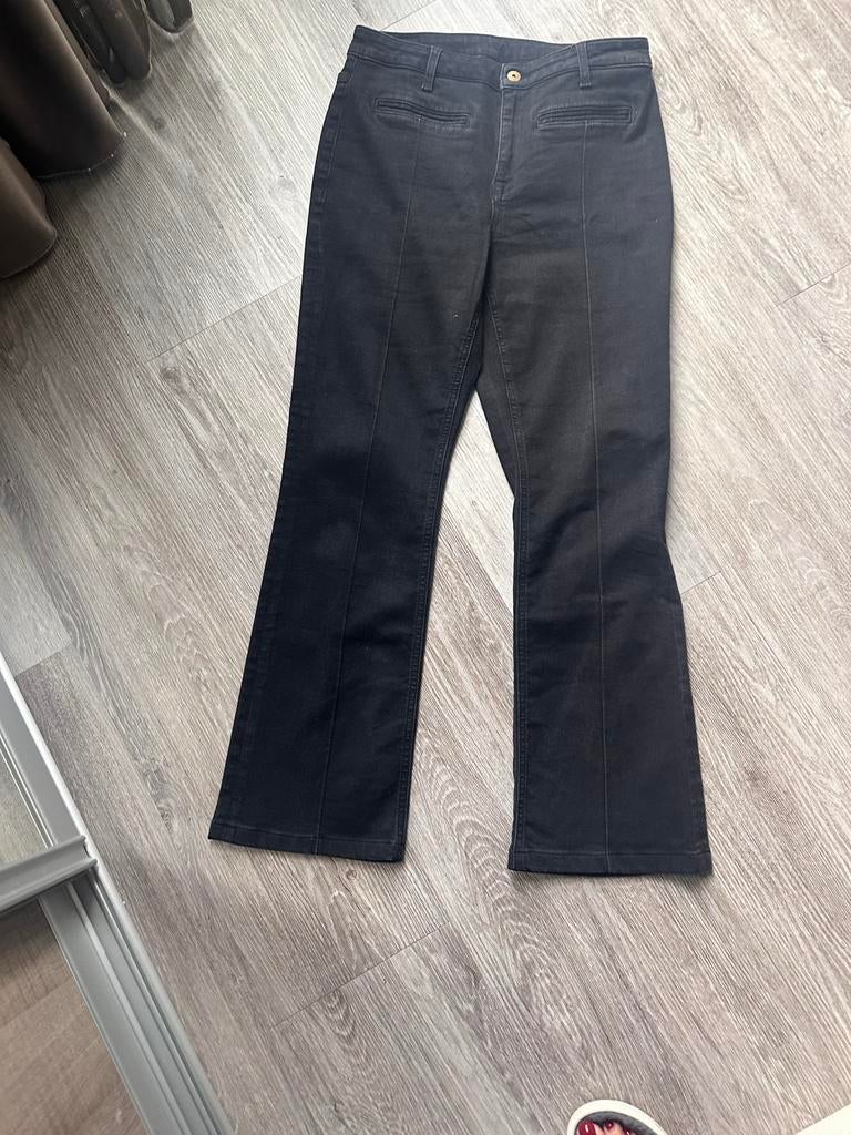 Studio Anneloes Zwarte Flared Jeans - Maat XS, Ophalen of Verzenden, Zo goed als nieuw, Maat 34 (XS) of kleiner, Zwart