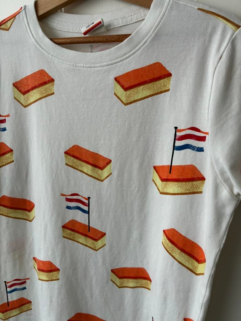 Hema shirt koningsspelen koningsdag maat 134/140, Kinderen en Baby's, Kinderkleding | Maat 140, Ophalen of Verzenden, Zo goed als nieuw